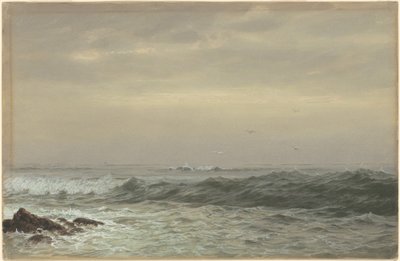 Kayalar ve Kırılan Dalgalar by William Trost Richards
