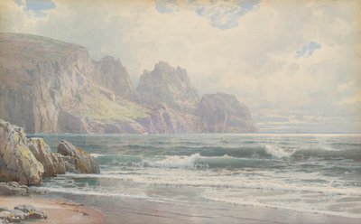 kayalık kıyı şeridi by William Trost Richards