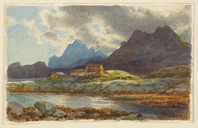Peyzaj çalışması, Norveç by William Trost Richards