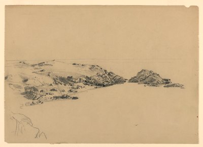 Deniz kıyısı çalışması, Rhode Island by William Trost Richards
