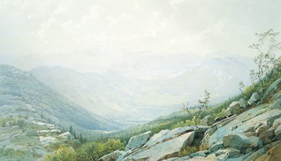 Mount Washington Range, Kearsarge Dağı, 1872. by William Trost Richards