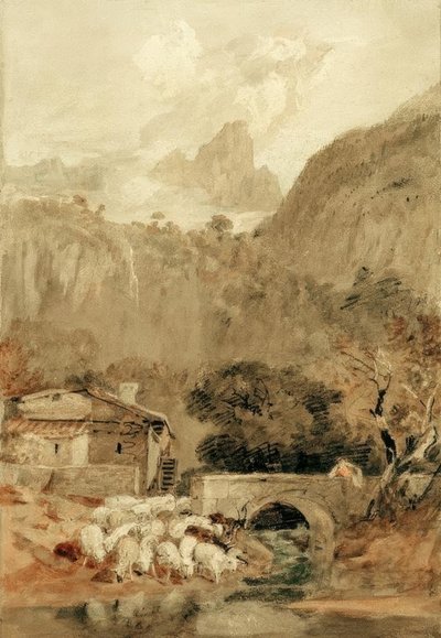 Cluse vadisinden Aiguillette by Joseph Mallord William Turner