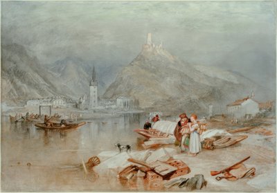 Moselle üzerinde Bernkastel by Joseph Mallord William Turner