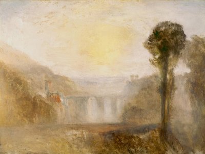 Köprü ve kule by Joseph Mallord William Turner
