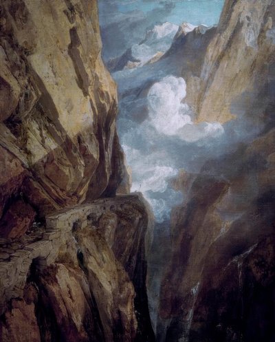 St. Gotthard Geçidi by Joseph Mallord William Turner