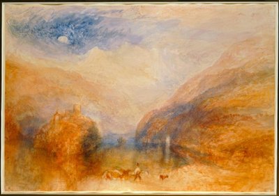 Brienz Gölü by Joseph Mallord William Turner