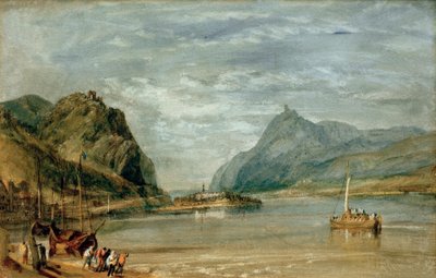 Rolandseck, Nonnenwerth ve Drachenfels by Joseph Mallord William Turner