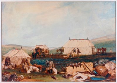 Moors üzerinde parti çekim by Joseph Mallord William Turner