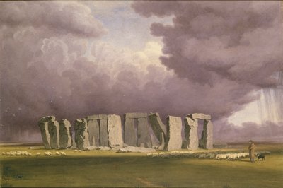 Stonehenge: Fırtınalı Gün, 1846 by Joseph Mallord William Turner