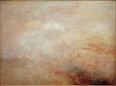 Yunuslarla Fırtınalı Deniz by Joseph Mallord William Turner
