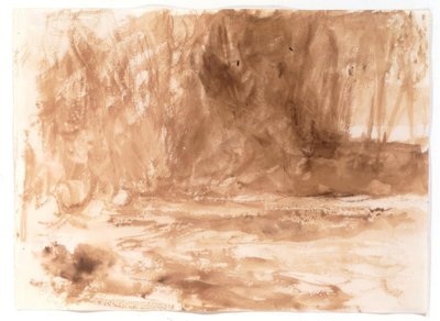 Washburn Nehri, Yorkshire üzerinde çalışma by Joseph Mallord William Turner