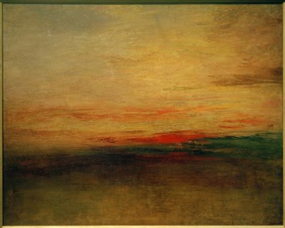 Gün batımı(?) by Joseph Mallord William Turner