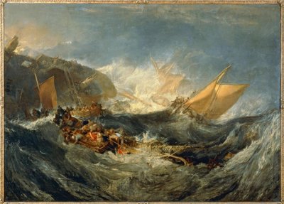 Bir Nakliye Gemisinin Enkazı by Joseph Mallord William Turner