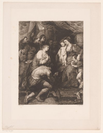 Azizler tarafından tapılan Meryem ve Çocuk by William Unger