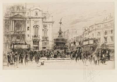 Londra Seti: Piccadilly Circus (Criterion Theatre ile) by William Walcot