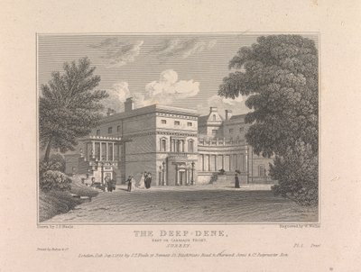 Deep-Dene. Doğu veya Araba Cephesi, Surrey by William Wallis