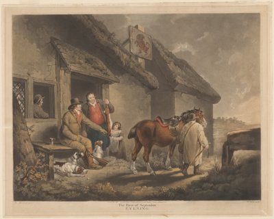 Eylül ayının ilk akşamı by William Ward after George Morland