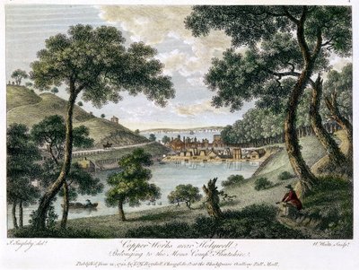Holywell, Flintshire, Galler yakınlarındaki Copperworks, Mona Company