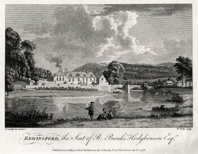 Edwinsford, R Banks Hodgkinson Esq, Carmarthenshire, 1776 koltuğu by William Watts