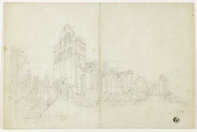 Byland Manastırı, Yorkshire by William Westall