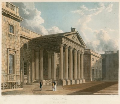 Carlton House, Londra, kuzey cephesi by William Westall