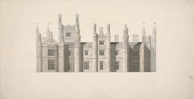 Cambridge Kolejleri İçin Önerilen Bir Tasarımın Yükselişi by William Wilkins
