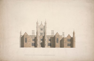 Cambridge Kolejleri İçin Önerilen Bir Tasarımın Yükselişi by William Wilkins
