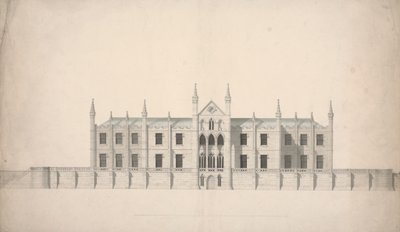 Cambridge Kolejleri İçin Önerilen Bir Tasarımın Yükselişi by William Wilkins