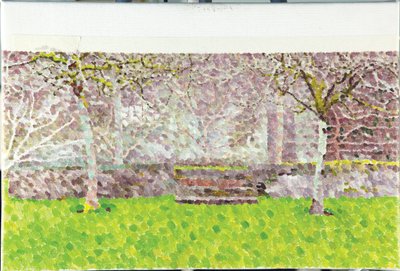 Orchard in Winter, 2014 (Tuval Üzerine Yağlıboya) by William Wilkins