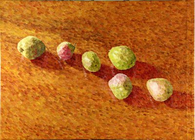 Natürmort, Kara Worcesters, 2013 (tuval üzerine yağlı boya) by William Wilkins