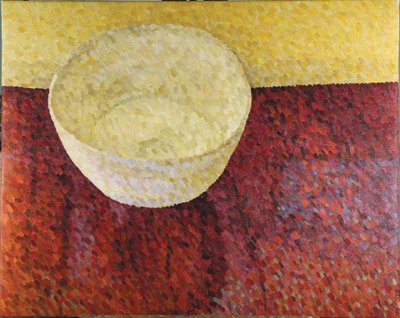 Natürmort, Lucie Rie Bowl, 2013 (Tuval Üzerine Yağlıboya) by William Wilkins