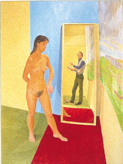 İki Ayakta Figür by William Wilkins