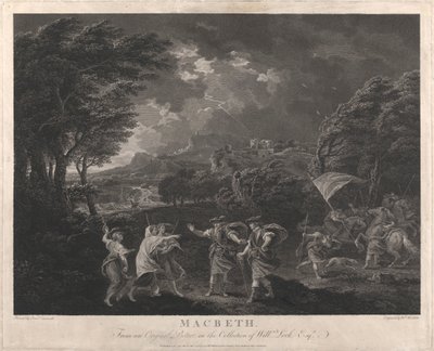 Macbeth ve Cadılar by William Woollett