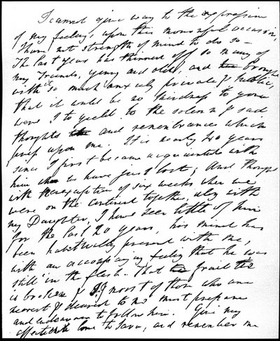 25 Temmuz 1834, 29 Temmuz 1834 tarihinde amcası ve kayınpederi Samuel Taylor Coleridge