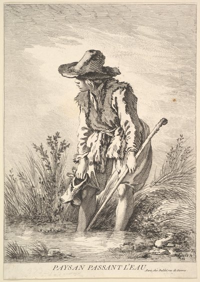 Köylü Geçiş Suyu, 1786. by William Wynne Ryland
