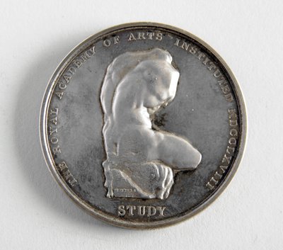 En iyi figür modeli (metal) için George Frampton 10.12.1884'e verilen RA madalyası by William Wyon