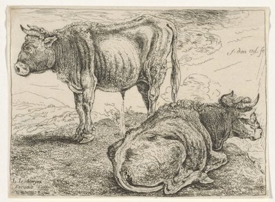 iki öküz by William Young Ottley