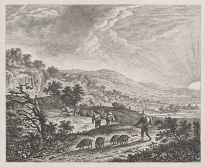 domuz çobanı by William Young Ottley
