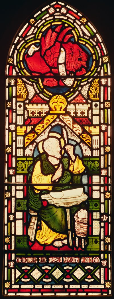 St. Mark, c.1870 (vitray) by William and Company Morris