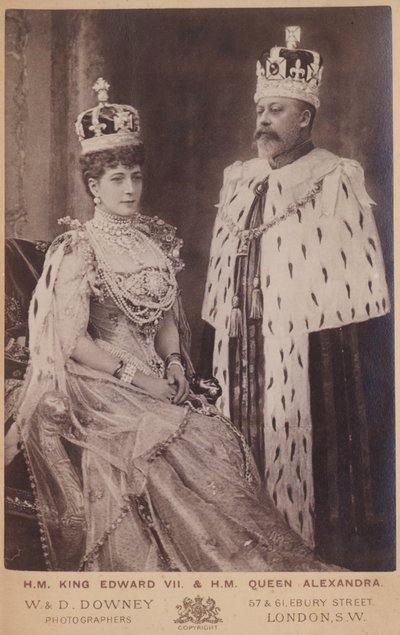 Kraliçe Alexandra ve Kral Edward VII by William and Daniel Downey