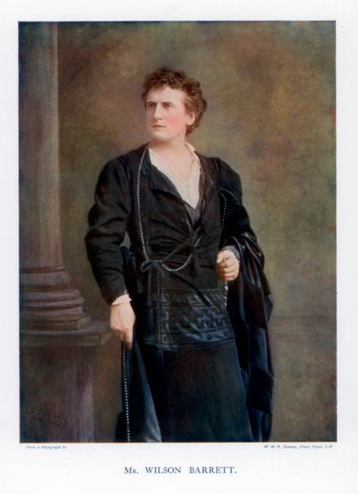 Wilson Barrett, İngiliz aktör, yönetici ve oyun yazarı, 1901. by William and Daniel Downey