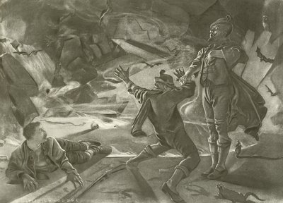 Der Freischutz, II. Perde son sahne (gravür) by William de Leftwich Dodge
