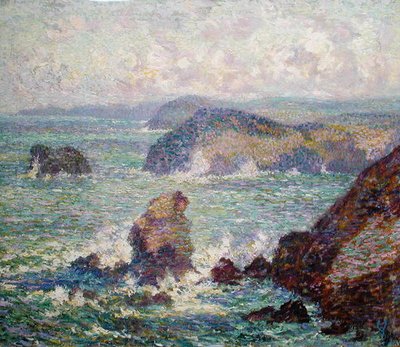 Marine, c.1907 (tuval üzerine yağlıboya) by Willy Schlobach