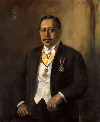 Willem Martinus Godfried Schumann (1877-1952). Halk Konseyi Başkanı (1919-1925) by Willy Sluiter
