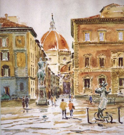 206 Piazza SS Annunziata, yağmur temizleme by Wilson Clive
