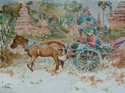 924 Tapınaklarda bir gezinti, Bagan by Wilson Clive
