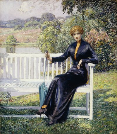 Bahçedeki Lois by Wilson Henry Irvine