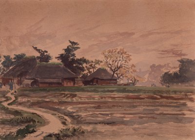 Evler ile Peyzaj. by Winckworth Allan Gay