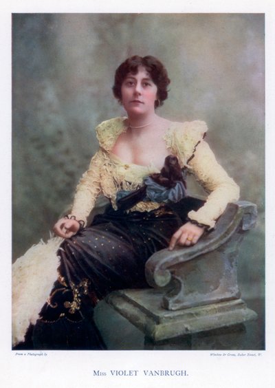 Violet Vanbrugh, İngiliz aktris, 1901. by Window and Grove
