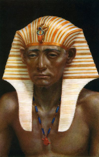 Amenemhat III, 12. hanedanın Eski Mısır firavunu, MÖ 19. yüzyıl 1926. by Winifred Mabel Brunton
